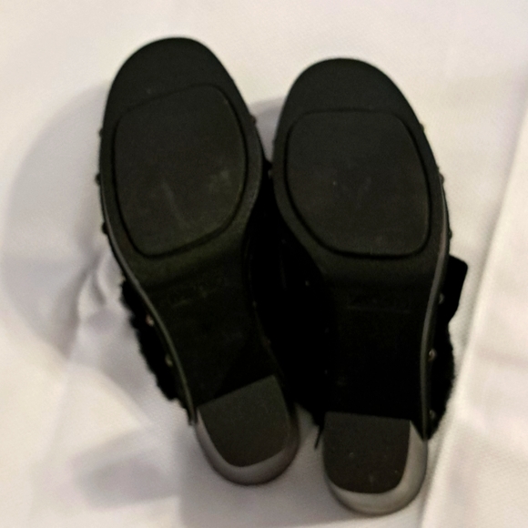 NEW!! VIA SPIGA velvet heeled mules - Picture 6 of 8